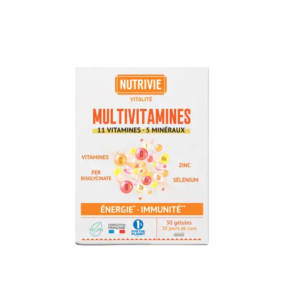 Nutrivie Multivitamines 30 gélules