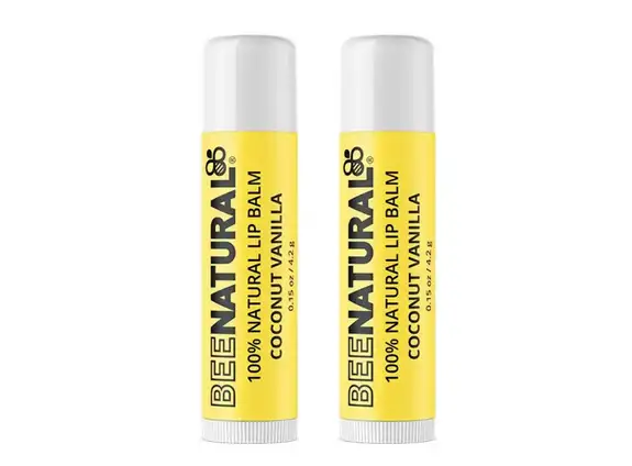 Bee Natural Baume à Lèvres Hydratant Naturel - Vanille coco -