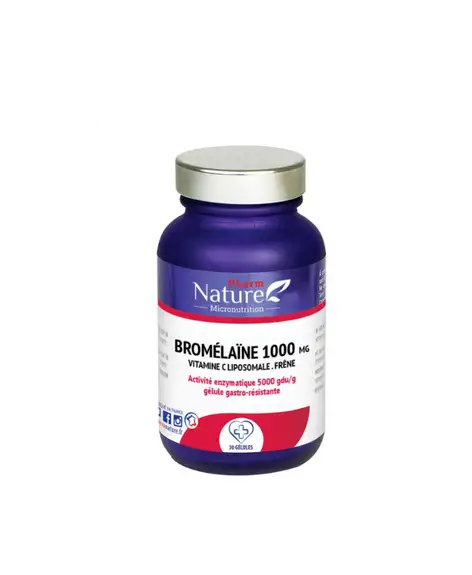 Nature Attitude Micronutrition Bromélaïne 1000mg 30 gélules
