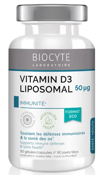 Biocyte Vitamin D3 Liposomal 90 Gélules