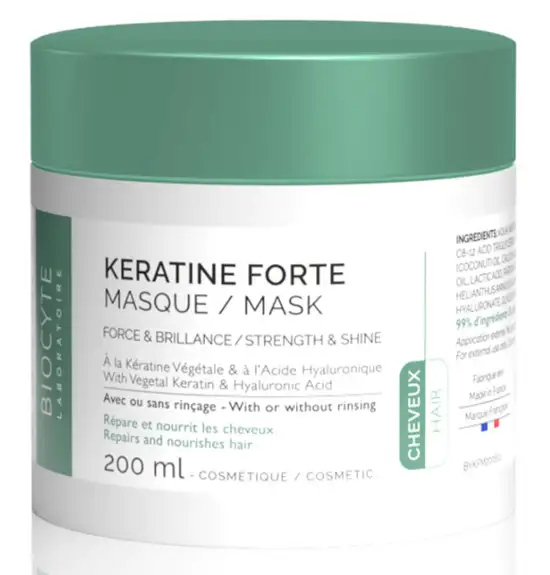 Biocyte Keratine Forte Masque Cheveux 200ml