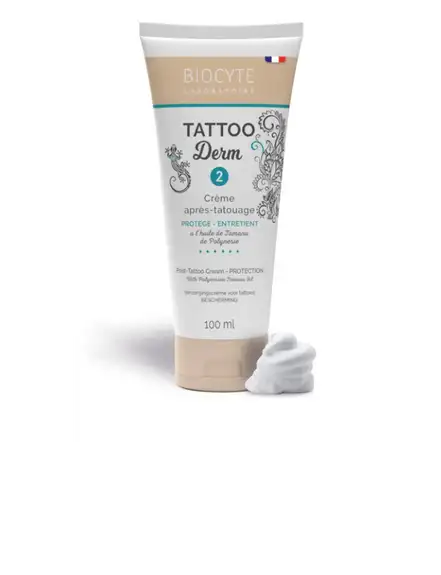 Biocyte Tatto Derm 2 Crème Après Tatouage Protège et Entretient 100 ml