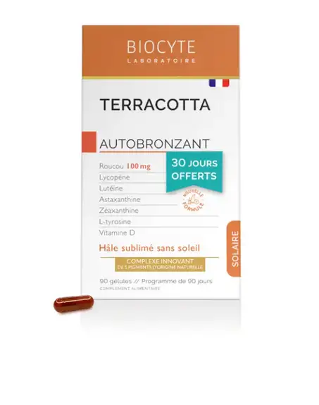 Biocyte Terracotta Autobronzant 90 Gélules