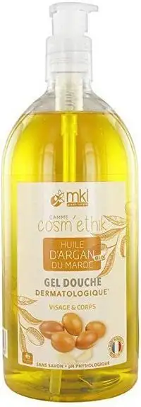 MKL Cosm'ethik Gel Douche Huile d'Argan du Maroc 1L