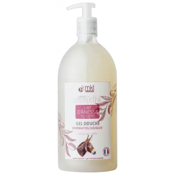 MKL Cosm'ethik Gel Douche 1 L lait d’ânesse du Gers