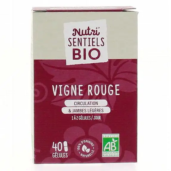 Nutrisanté Vigne rouge bio 40 gélules