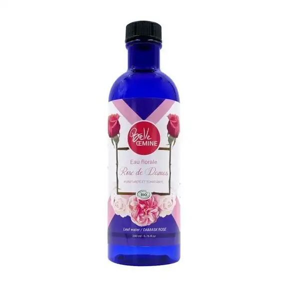 Belle Oemine eau florale BIO Rose de Damas 200ml