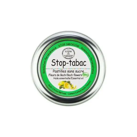 Pastilles Stop-Tabac Bio sans sucre Fleurs de Bach 45g