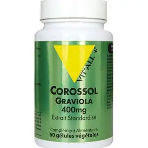 Vitall+ Corossol Graviola 400 Mg extrait standardisé 60 gélules