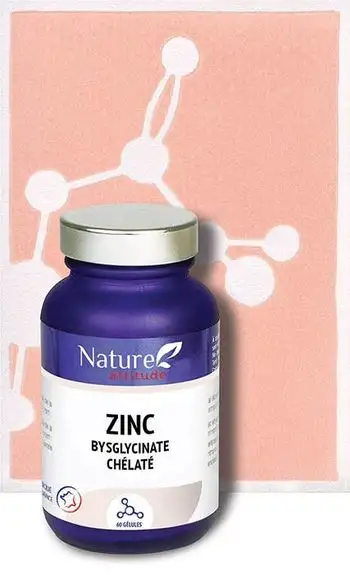 Nature Attitude Zinc Bisglycinate Chélaté 60 gélules