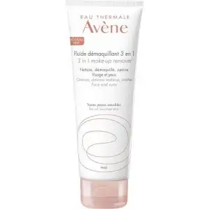 Avene fluide démaquillant 3 en 1 peaux sensibles 200ml