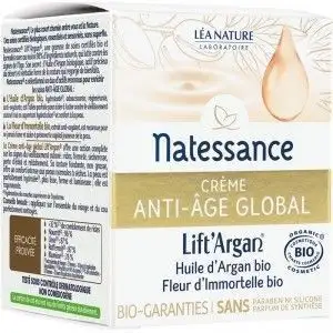 Natessance Lift'Argan Crème Anti-Age Global Bio 50 ml