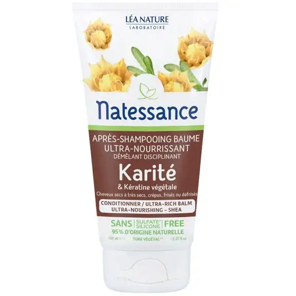 Natessance après-shampooing Baume ultra-riche Karité 150ml