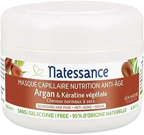 Natessance Masque Argan et Keratine vegetale 200ml