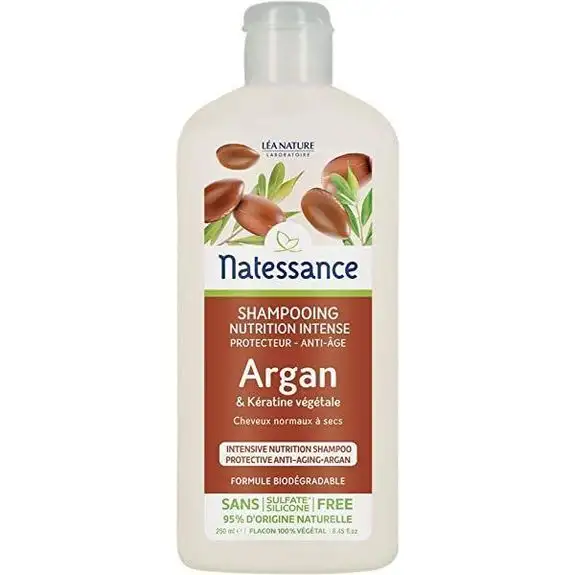 Natessance Shampooing Anti-Age Argan et Kératine 250ml
