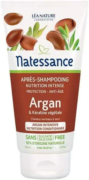 Natessance apres-shampooing Argan & Keratine vegetale 150ml