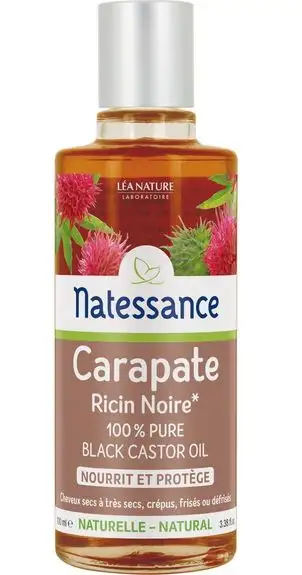 Natessance Huile Carapate Ricin Noire 100 ml