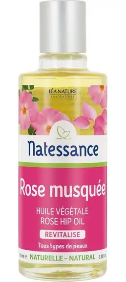 Natessance Huile végétale de Rose musquée anti-âge 100ml