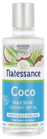 Natessance Coco Protège et Sublime Huile Sèche 100 ml