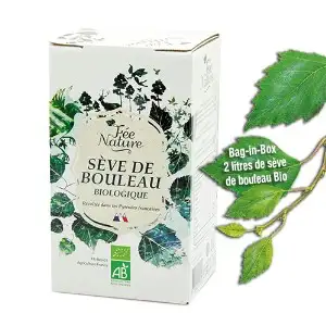 Fée Nature Bag in Box Sève de bouleau bio - 2 litres