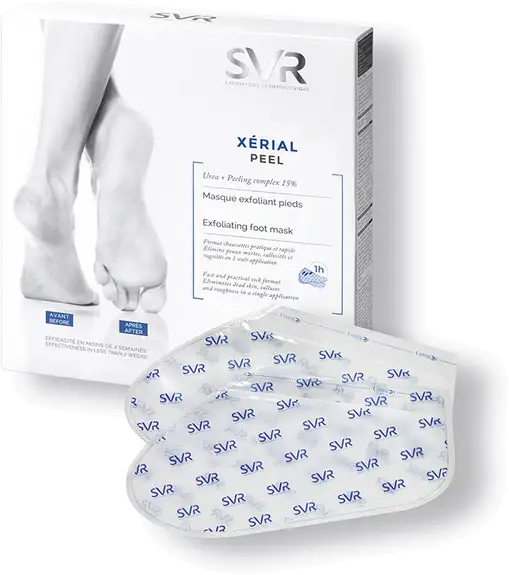 SVR Xerial Peel Masque exfoliant pieds Chaussettes 50ml