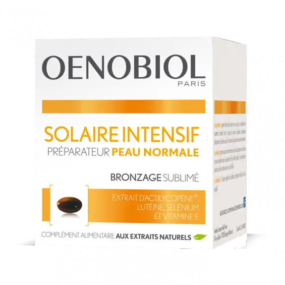 Oenobiol Solaire Intensif peau normale 30 Capsules