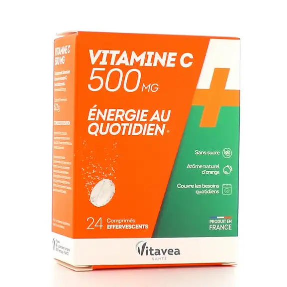 Nutrisante vitamine C 500mg. BT 24 cps effervescents