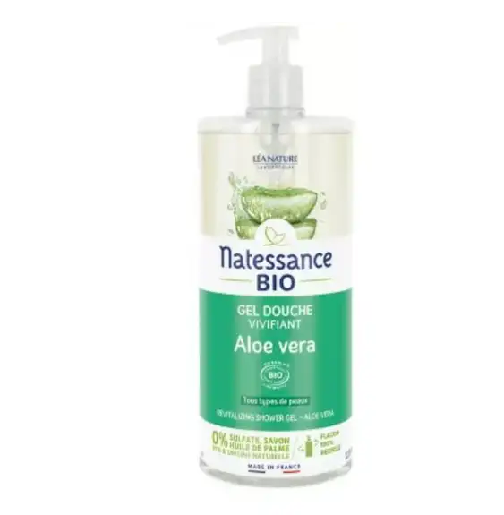 Natessance Gel Douche Bio Aloe Vera 1 Litre