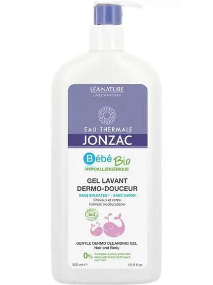 Jonzac bébé Bio Gel lavant dermo-douceur 500ml