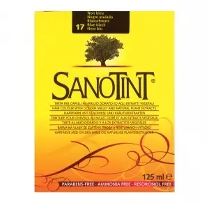 Sanotint coloration classique 17 bleu Noir 125ml