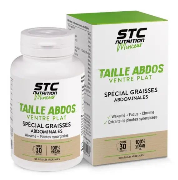 STC Nutrition Taille Abdos ventre plat déstocker 120 gélules