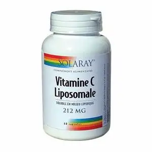 Anti gaspi 11/25 Solaray Vitamine C liposomale - 60 gélules