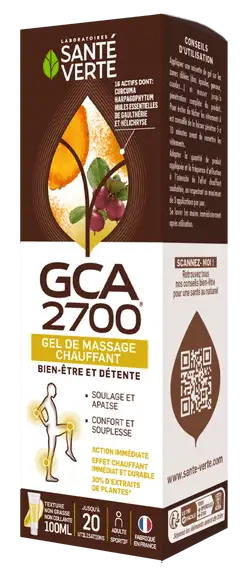 Santé Verte GCA 2700 Gel de massage chauffant 100ml