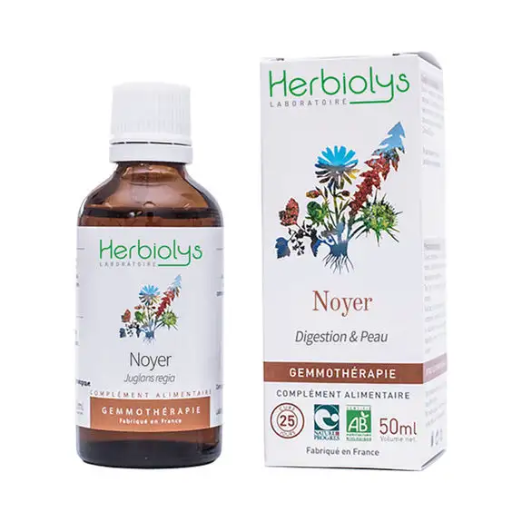 Herbiolys Bourgeons de Noyer 50 ml Bio