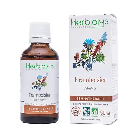 Herbiolys Bourgeons de Framboisier 50 ml Bio