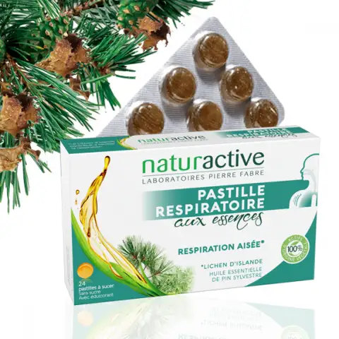 Naturactive respiratoire 24 pastilles sans sucre