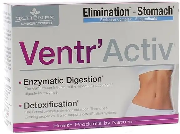 3 Chènes Ventr'activ - 60 comprimés