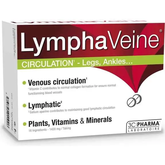 3C Pharma Lymphaveine - boîte de 60 comprimés