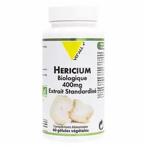 Vitall+ Héricium bio 400mg 60 gélules végétales