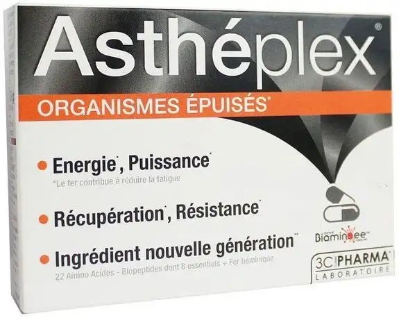 3C Pharma Astheplex organismes Épuisés 30 gélules
