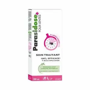 Parasidose Soin traitant poux et  lentes 200ml