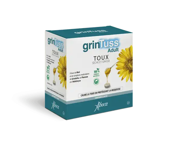 Aboca Grintuss Comprimés Adultes Tous Types de Toux 20 comprimés