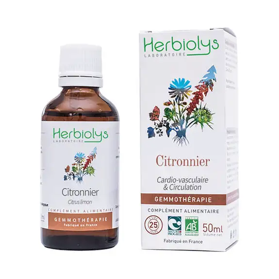 Herbiolys Bourgeons de Citronnier 50 ml Bio