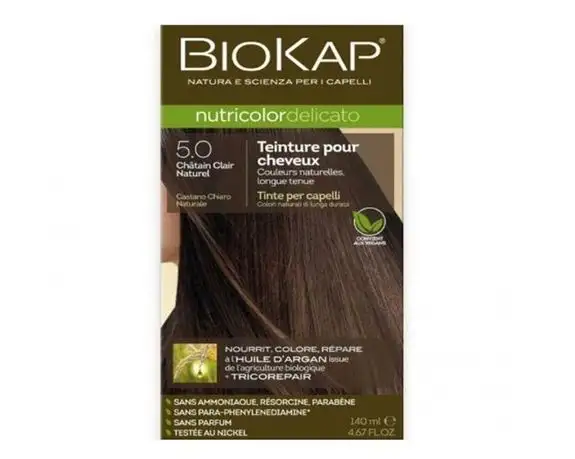 Biokap Coloration Delicato 5.0 chatain clair naturel 140ml