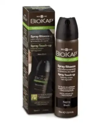 Biokap  Spray Retouche racines noir 75ml