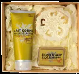Tade Aleppo coffret lait fleur de laurier