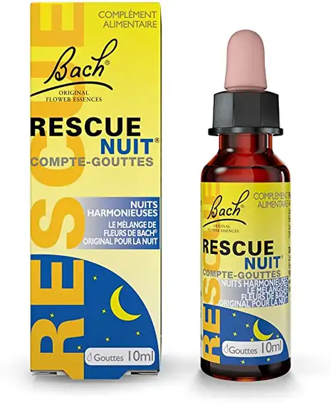 Fleur de Bach Rescue Nuit compte-gouttes 10 ml