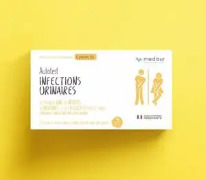 Medisur Autotest infections urinaires 3 tests