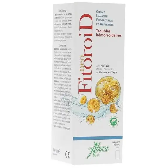 Aboca NeoFitoroid Crème lavante Troubles Hémorroïdaires 100ml
