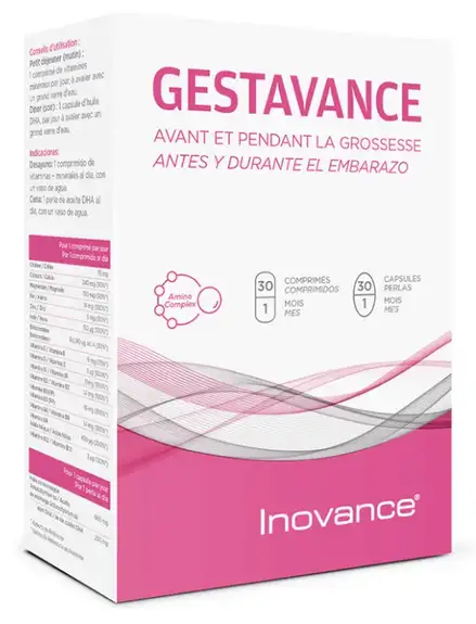 Inovance Gestavance 30 comprimés et 30 capsules Ysonut